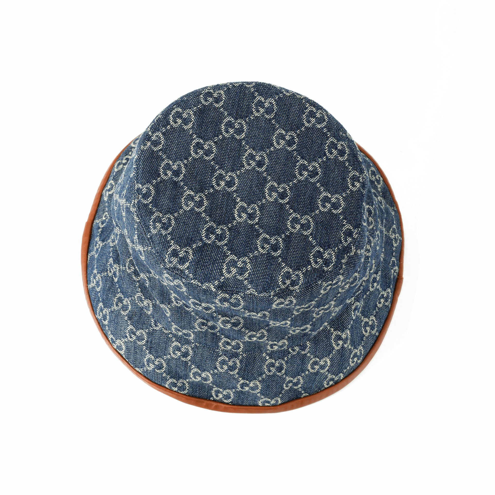 Панама Gucci GG Canvas Bucket Hat Blue - изображение 4