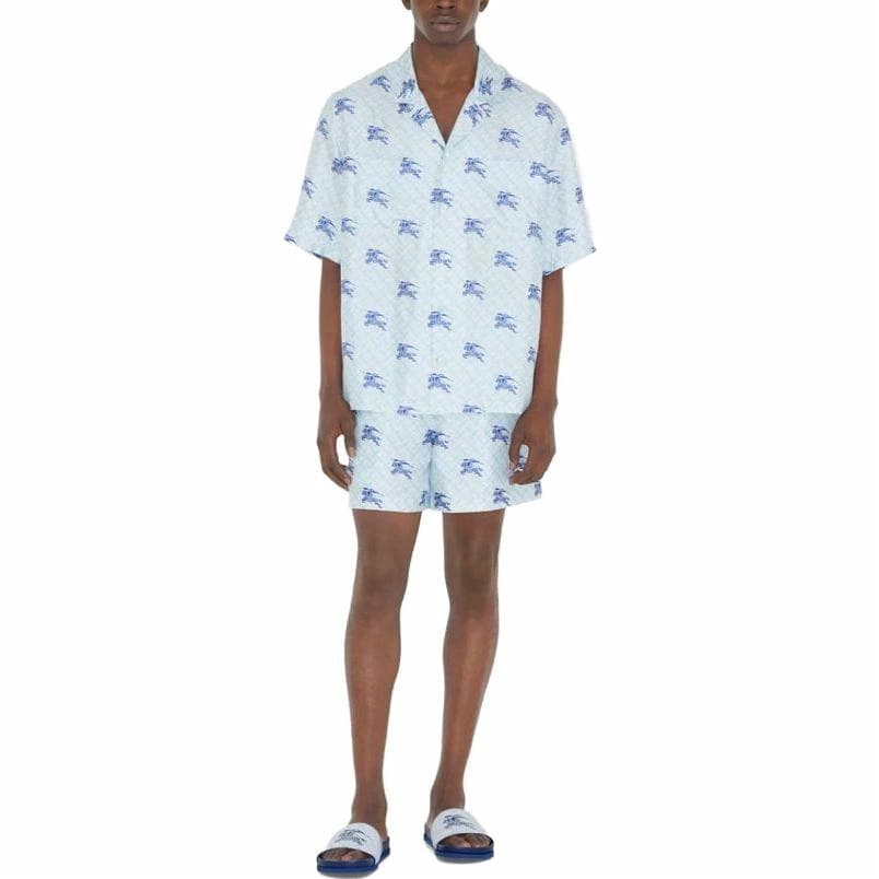 Шорты Burberry SS23 Blue Shorts - изображение 3
