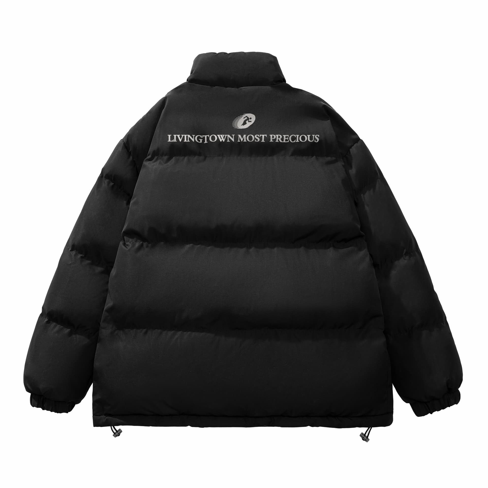 Зимняя куртка пуховик LIVINGTOWN Logo Fleece Jacket - изображение 3