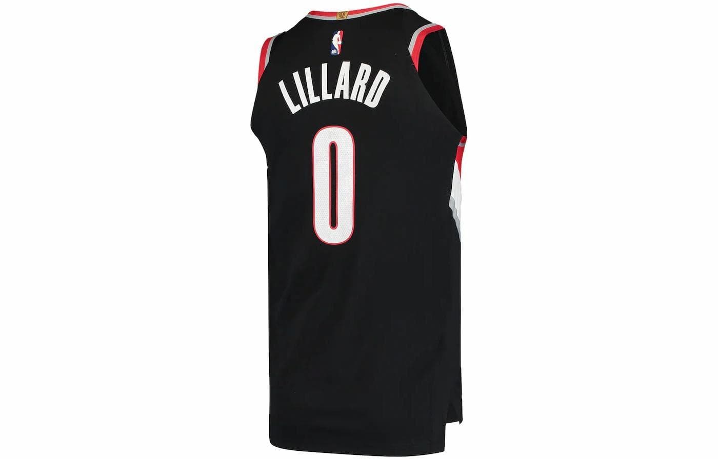 Баскетбольная майка Nike NBA Jersey Trail Blazers Lillard 0 Black - изображение 2