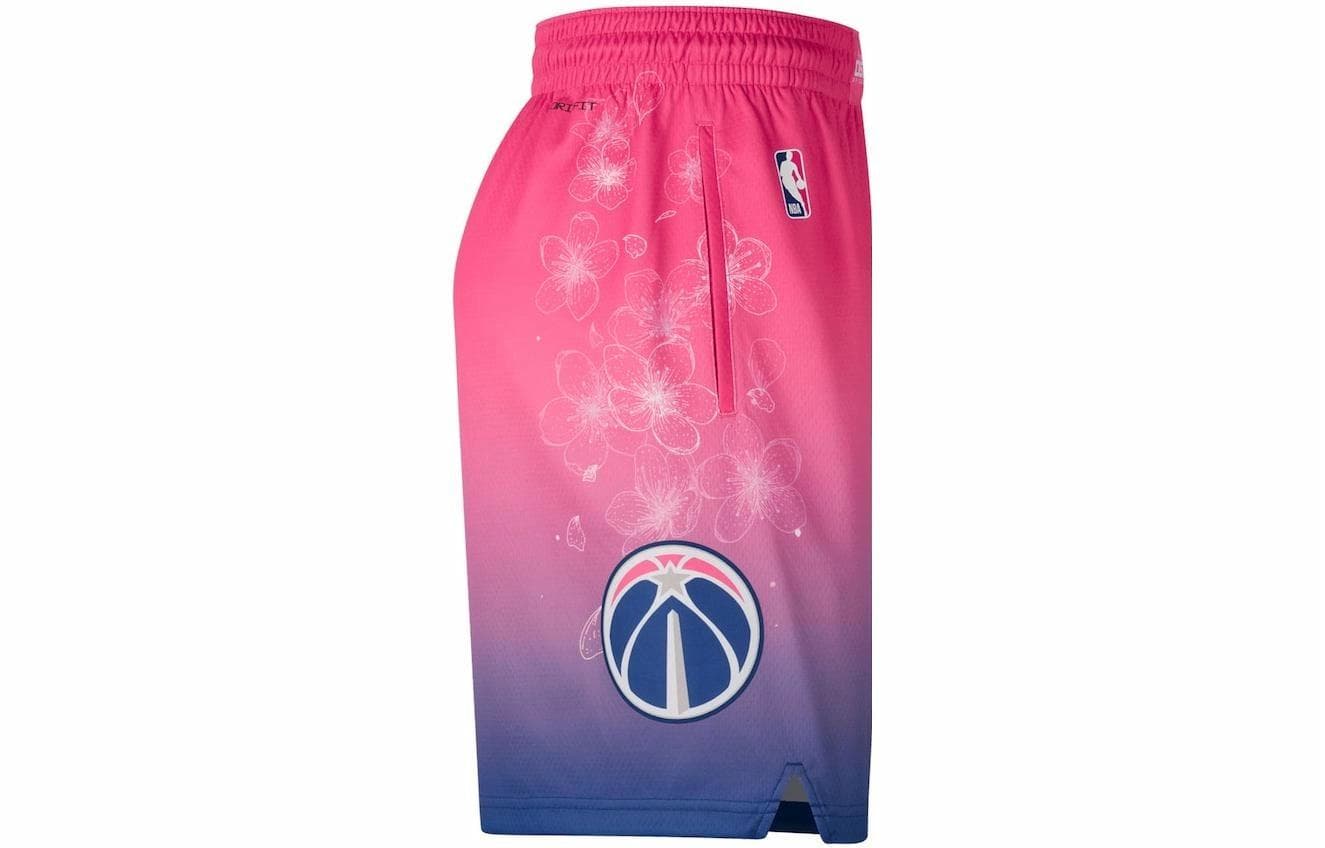 Баскетбольные шорты Nike NBA Wizards Fan Shorts Pink - изображение 3