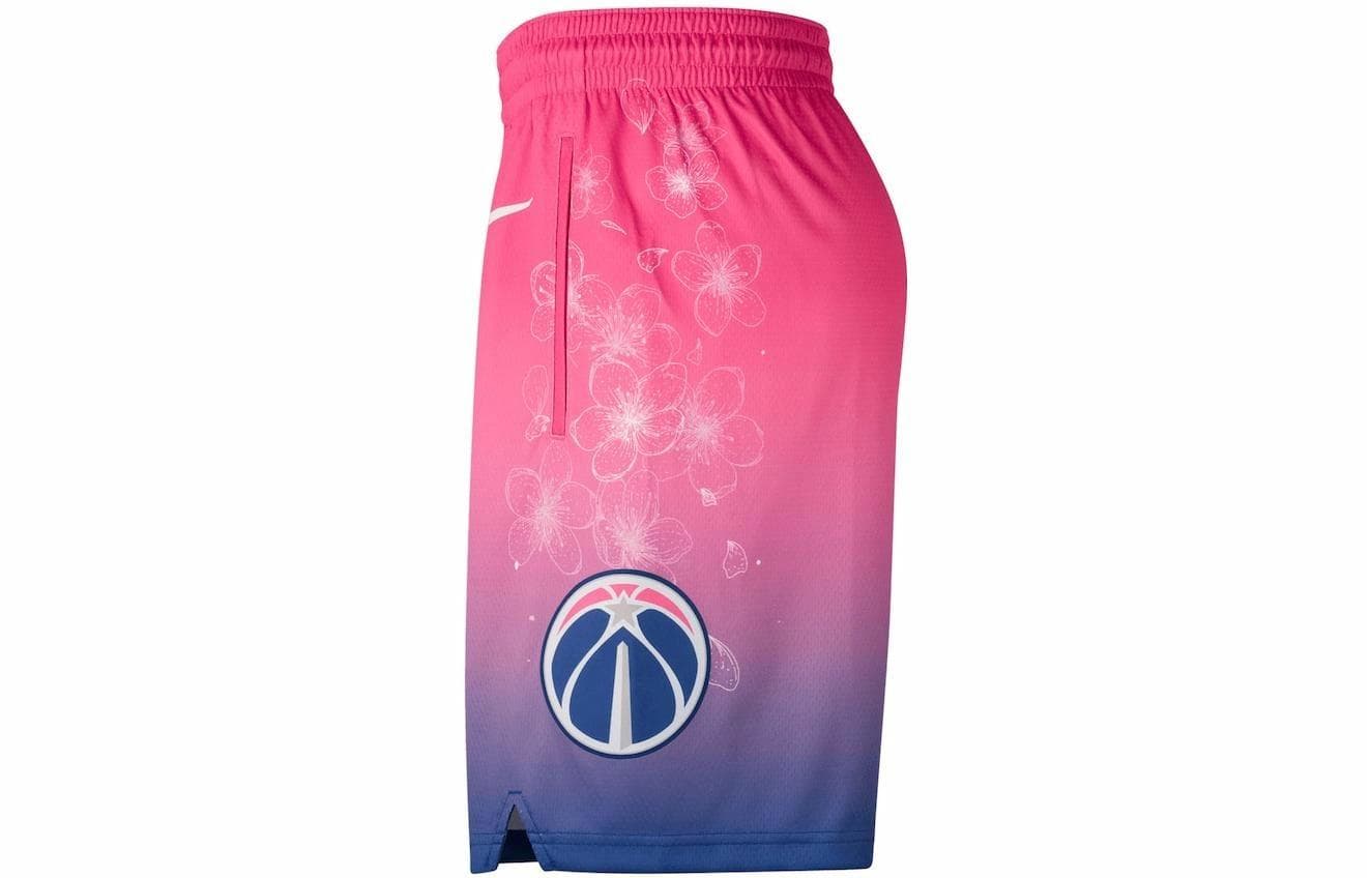 Баскетбольные шорты Nike NBA Wizards Fan Shorts Pink - изображение 2