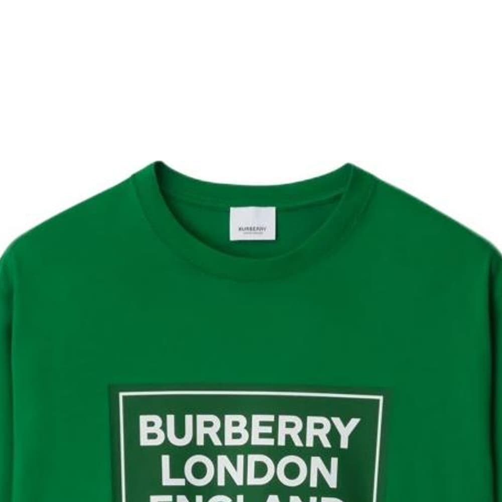 Футболка Burberry SS24 T Рубашка Мужская Зеленая - изображение 3
