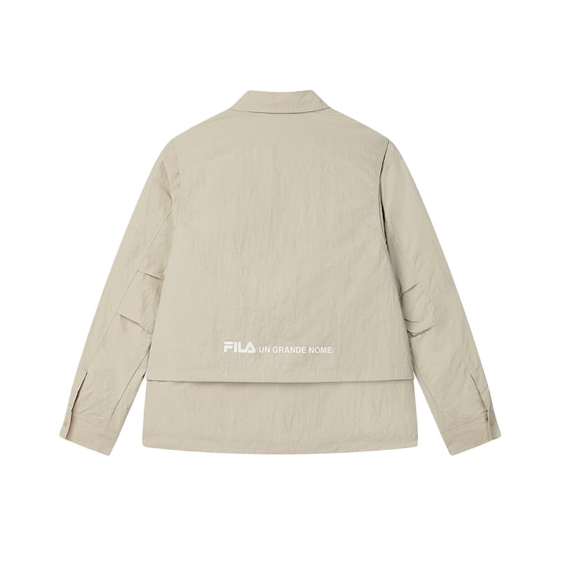 Куртка FILA Молоко Кофейный Мужская Куртка - изображение 2