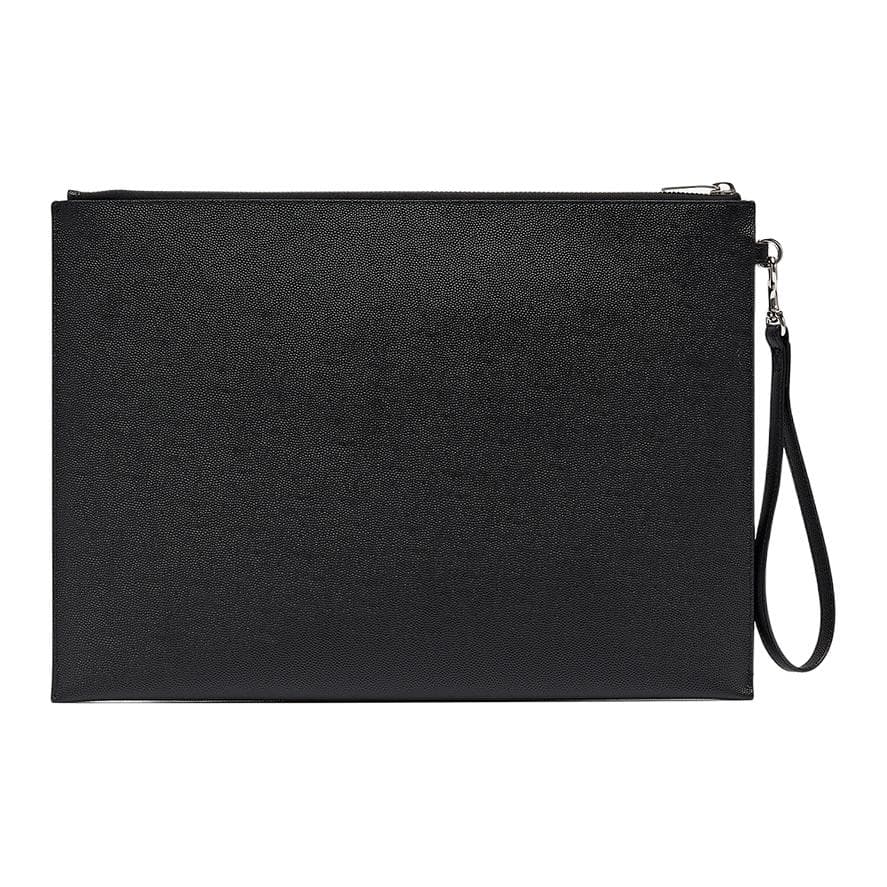 Сумка Saint Laurent YSL Black Leather Clutch - изображение 3