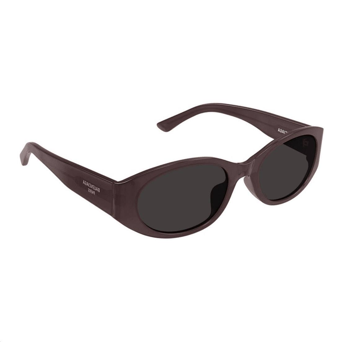 Солнцезащитные очки Balenciaga OVAL SUNGLASSES Женские Темно-фиолетовый Красный - изображение 3