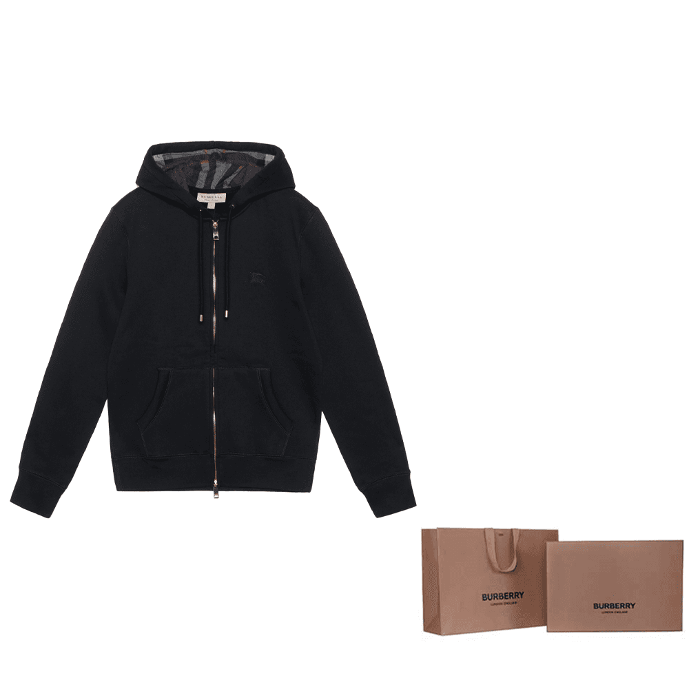 Худи Burberry Logo Zip Hoodie - изображение 5