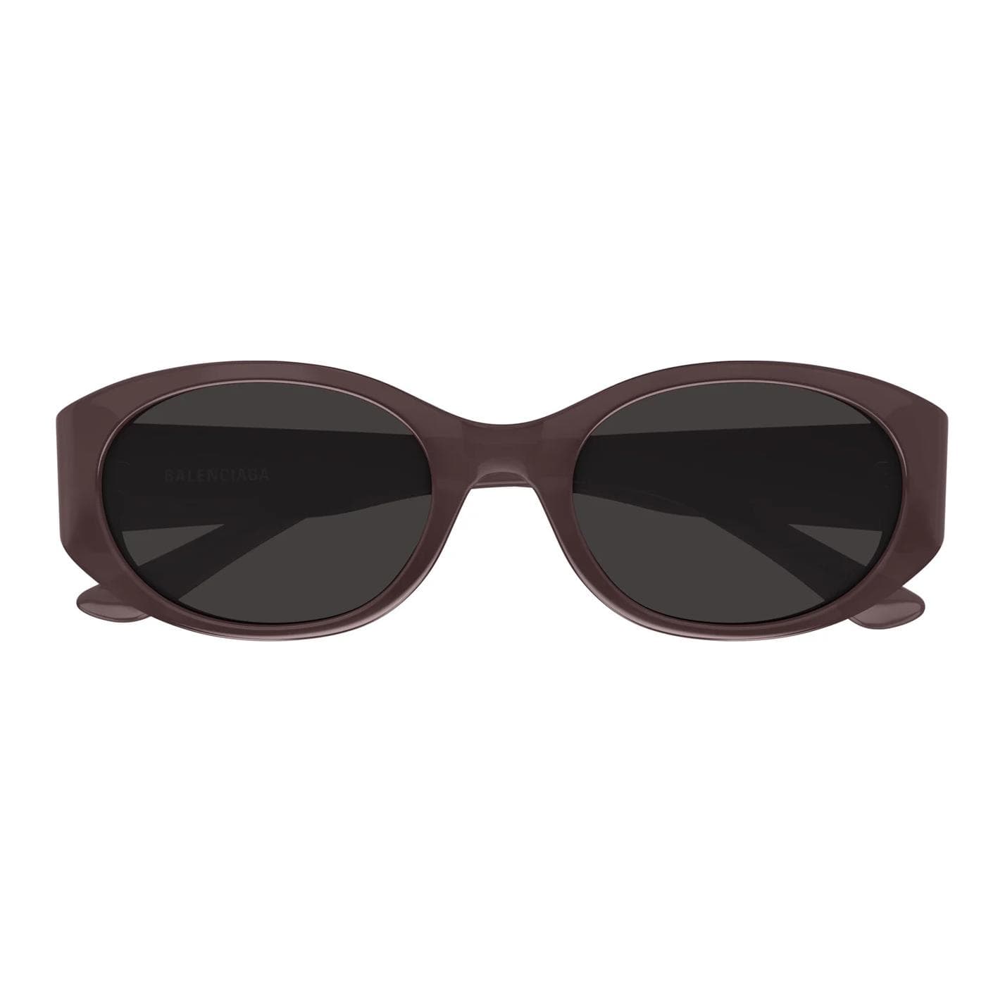 Солнцезащитные очки Balenciaga OVAL SUNGLASSES Женские Темно-фиолетовый Красный - изображение 2