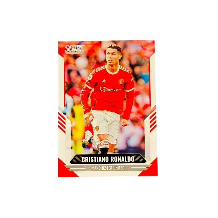 Коллекционные карточки PANINI CRISTIANO RONALDO CRISTIANO RONALDO Роналду Манчестер Юнайтед Основа Ручная скульптура Игрок Карта - изображение 1