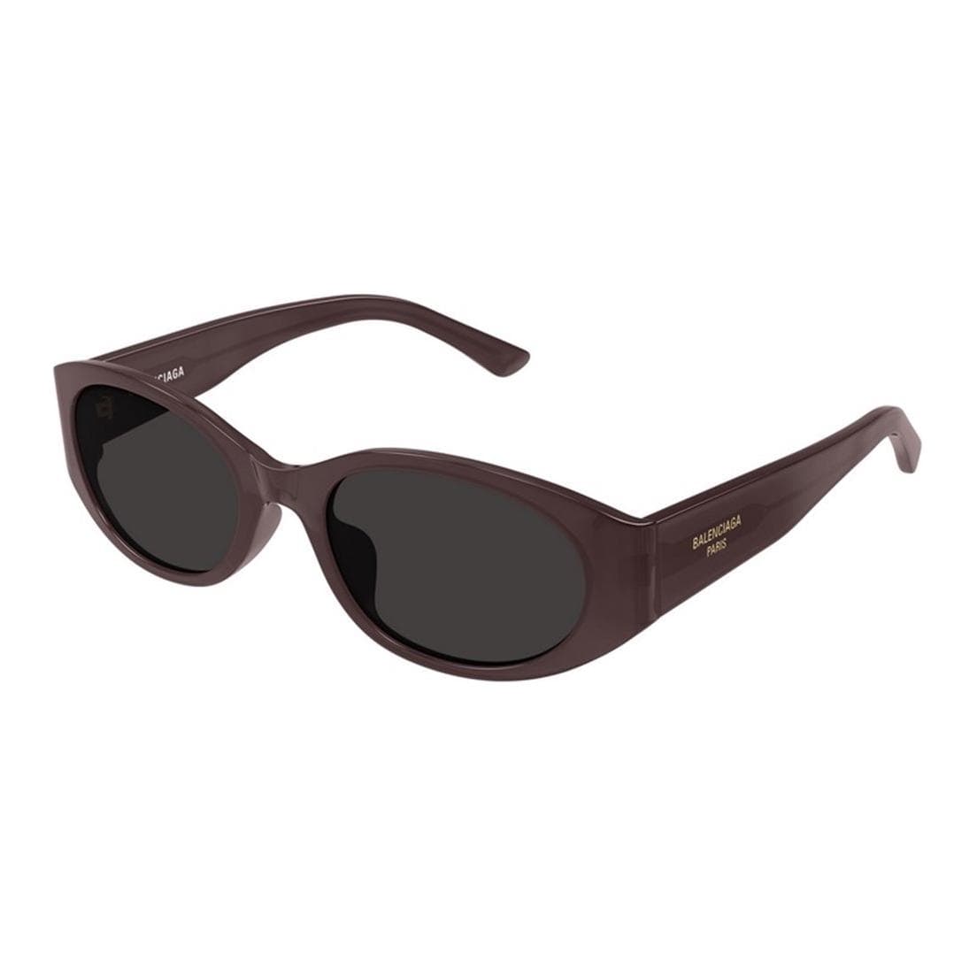 Солнцезащитные очки Balenciaga OVAL SUNGLASSES Женские Темно-фиолетовый Красный - изображение 1
