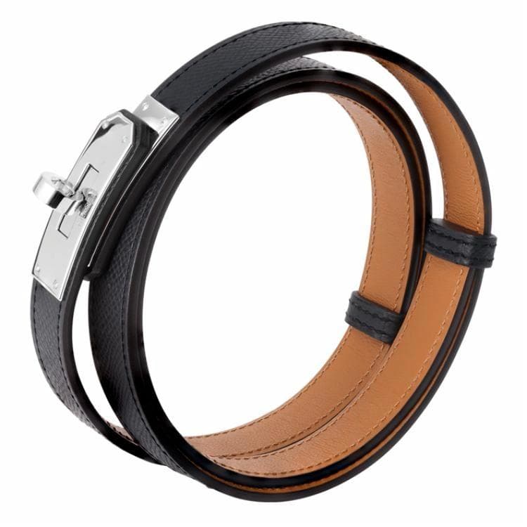 Ремень Hermes Kelly Epsom Belt Black - изображение 3