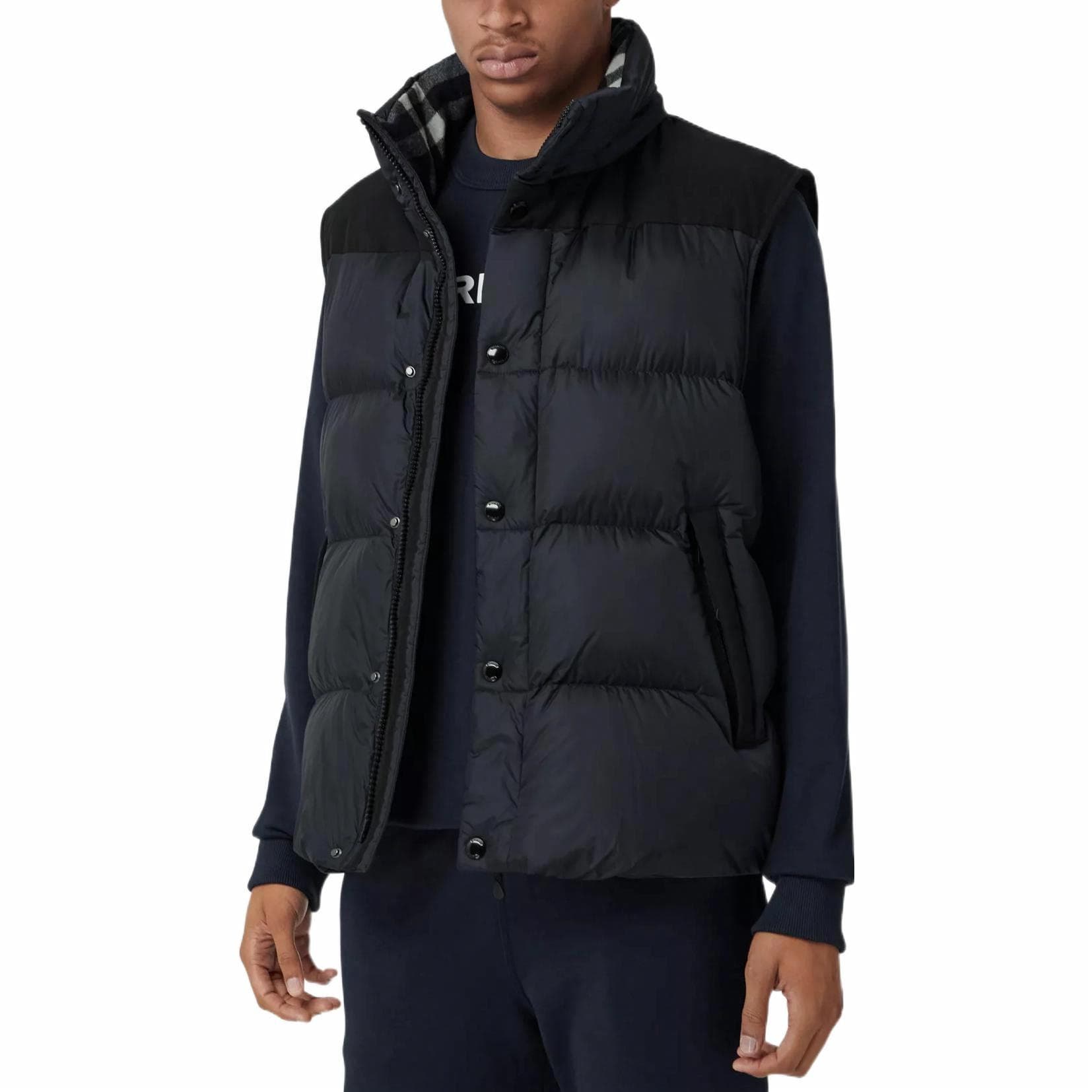 Зимняя куртка Burberry FW22 Navy Down Jacket - изображение 4