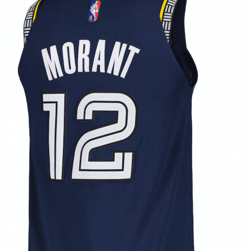 Nike Ja Morant Memphis Grizzlies Jersey Navy - изображение 4