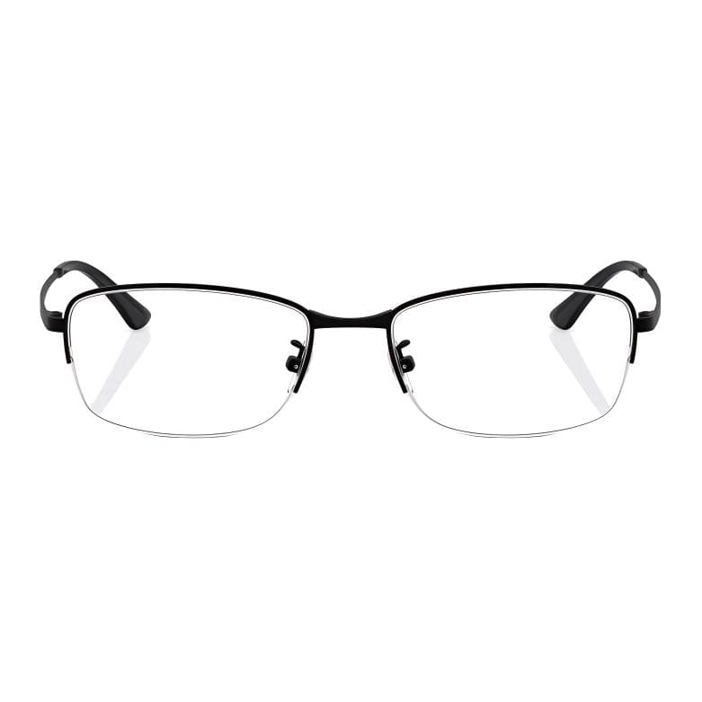 Оправа RayBan Титановый сплав Прямоугольные Оправы для очков Женские Черные - изображение 2