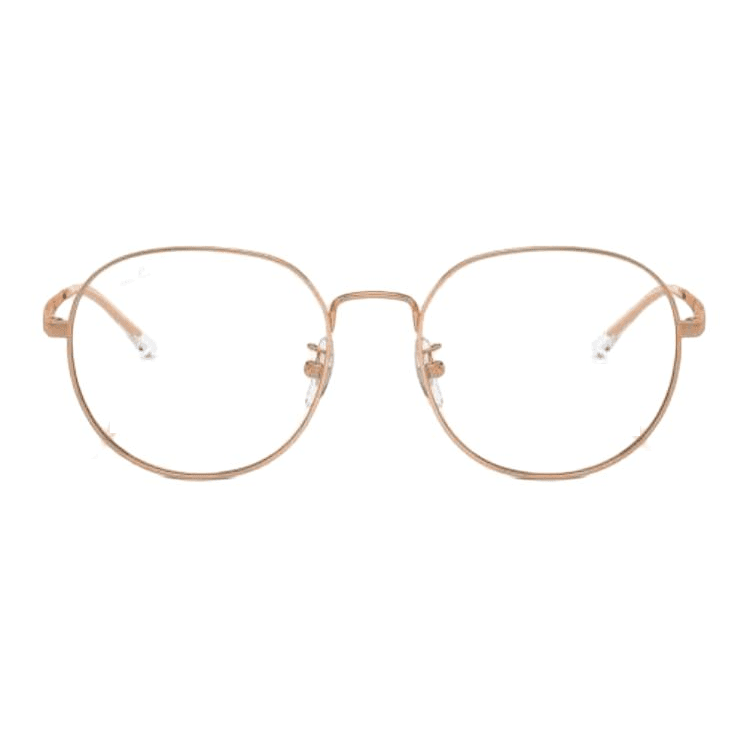 Оправа RayBan Круглые Оправы для Очков Унисекс Золото - изображение 2