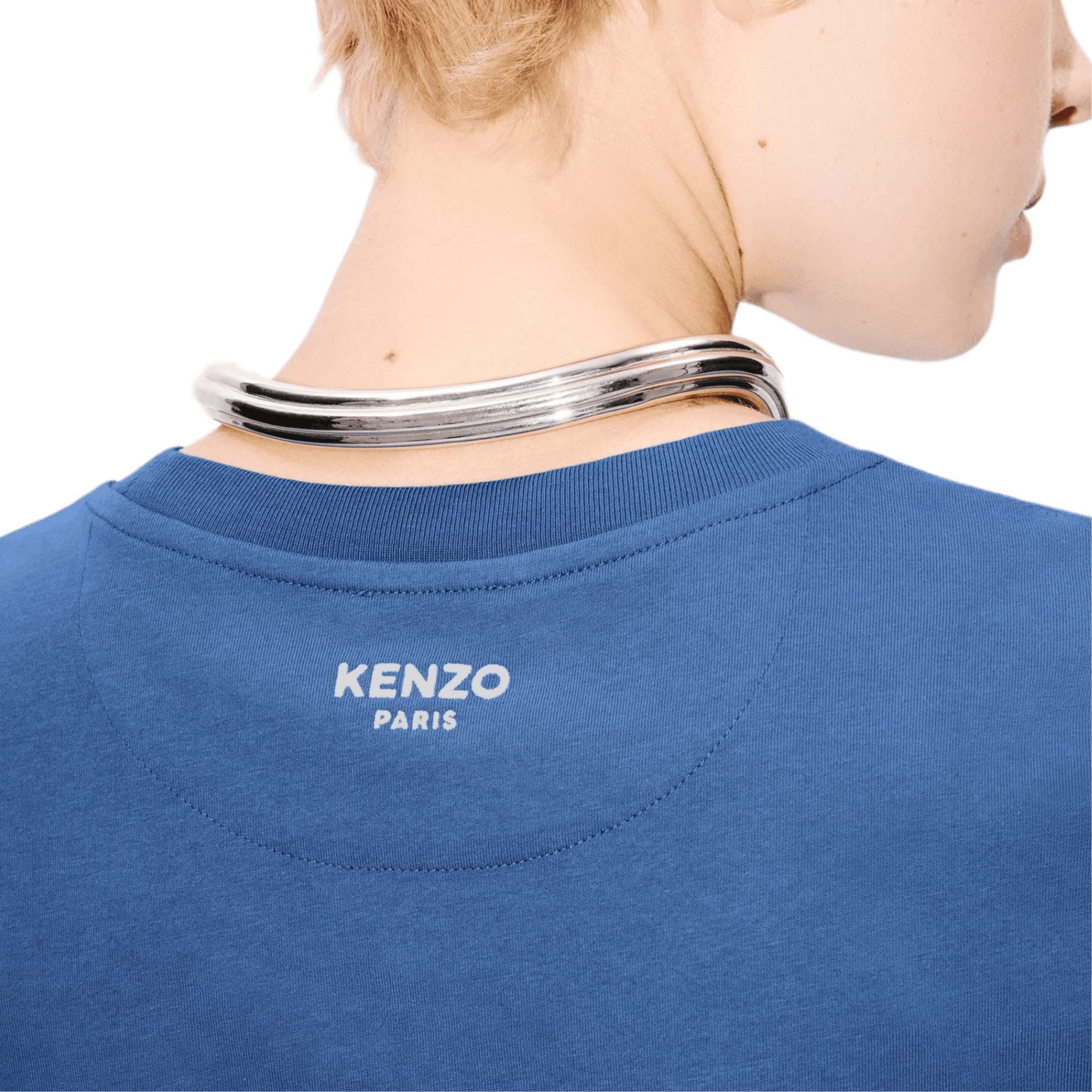 Футболка KENZO Синие Женские Футболки - изображение 3