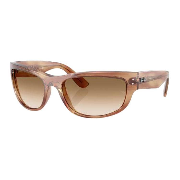 Солнцезащитные очки RayBan Пропионовая кислота Кошачий глаз Солнцезащитные очки Унисекс Коричневый - изображение 1