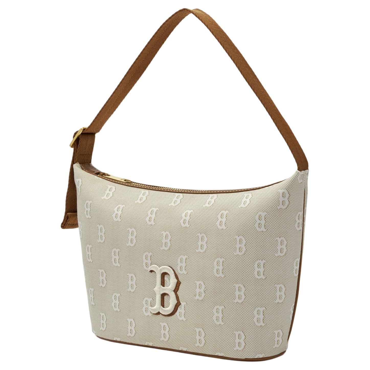 Мини-сумка MLB Monogram Collection Boston Red Sox - Сумка на плечо Wanderer Square Bag Сумка через плечо Унисекс Хаки - изображение 2