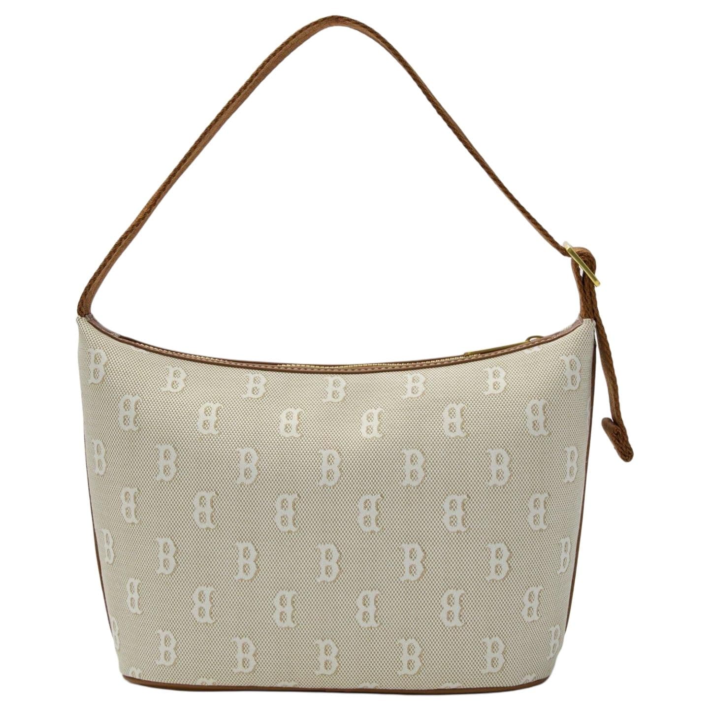 Мини-сумка MLB Monogram Collection Boston Red Sox - Сумка на плечо Wanderer Square Bag Сумка через плечо Унисекс Хаки - изображение 4