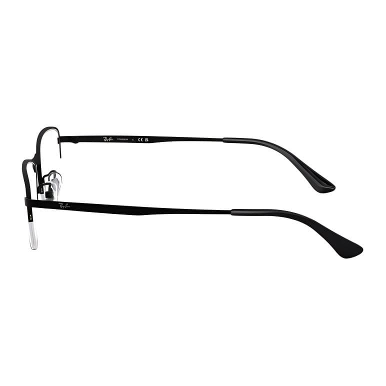Оправа RayBan Титановый сплав Прямоугольные Оправы для очков Женские Черные - изображение 3