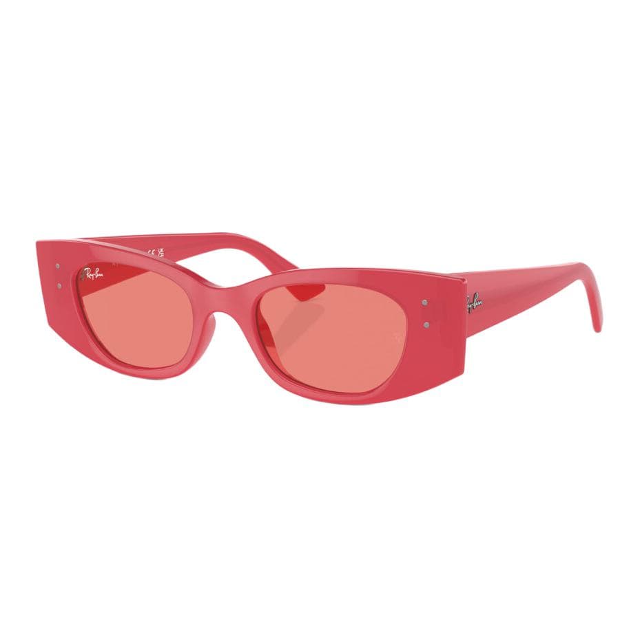 Солнцезащитные очки RayBan Injection Кошачий глаз Солнцезащитные очки Унисекс Красный - изображение 1