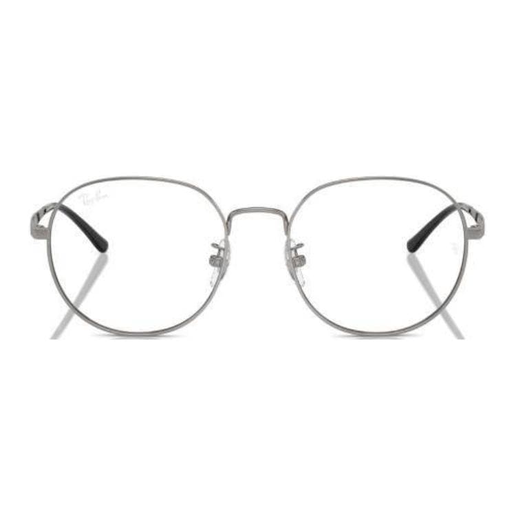 Оправа RayBan Металлические круглые оправы для очков унисекс серого цвета - изображение 2