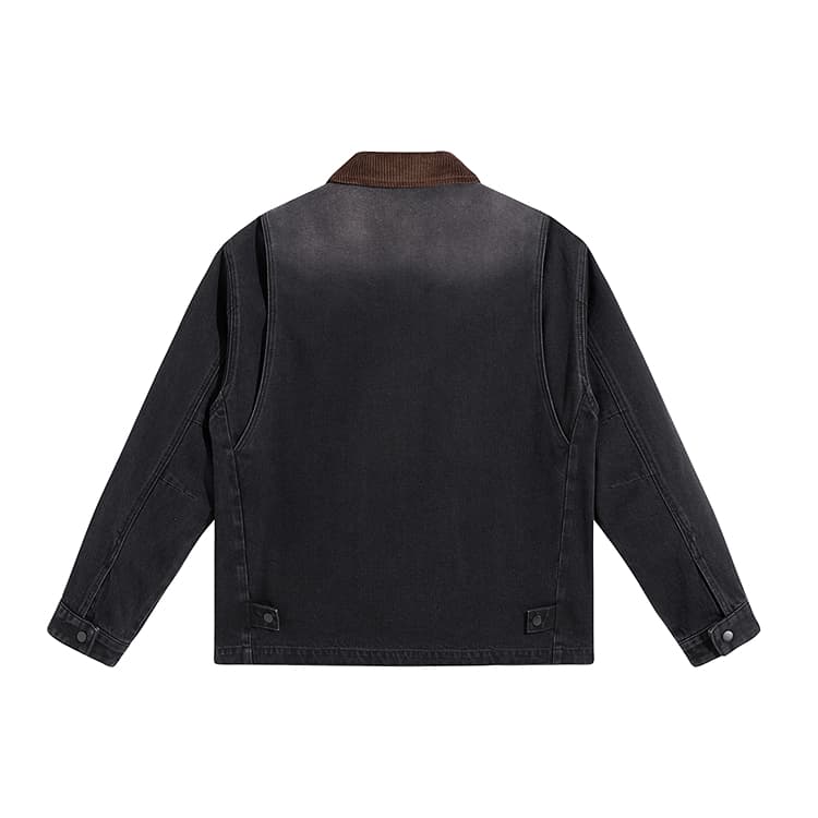 Куртка PEACEBIRD MEN Denim Темно-серый Партия 1 Мужские Куртки - изображение 2