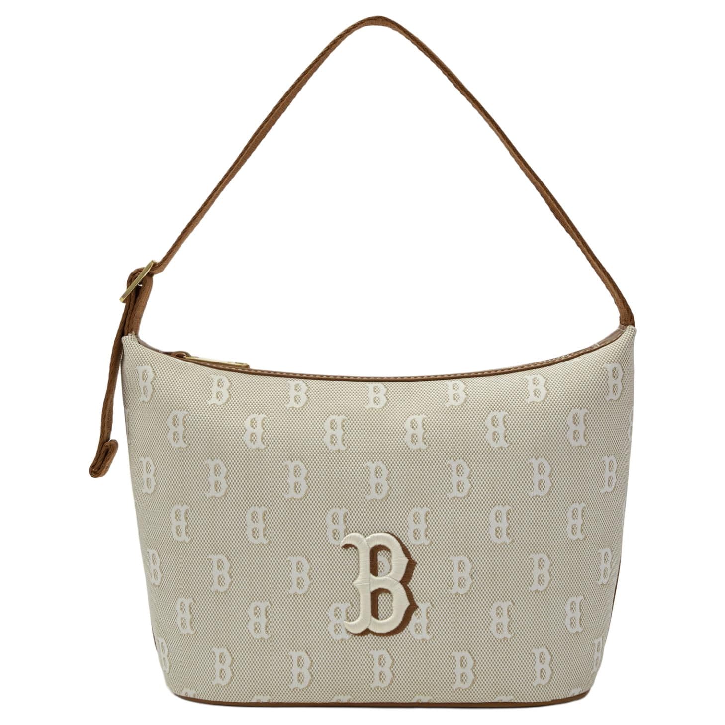 Мини-сумка MLB Monogram Collection Boston Red Sox - Сумка на плечо Wanderer Square Bag Сумка через плечо Унисекс Хаки - изображение 1