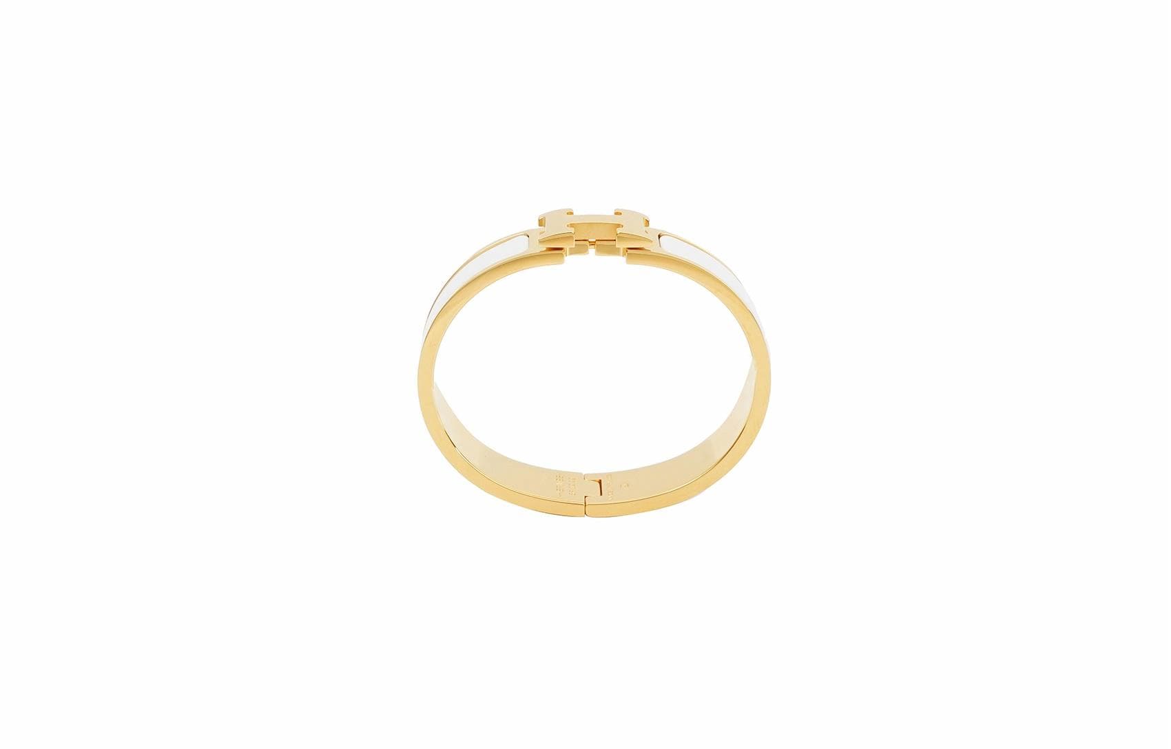 Браслет Hermes Clic H Blanc - изображение 4