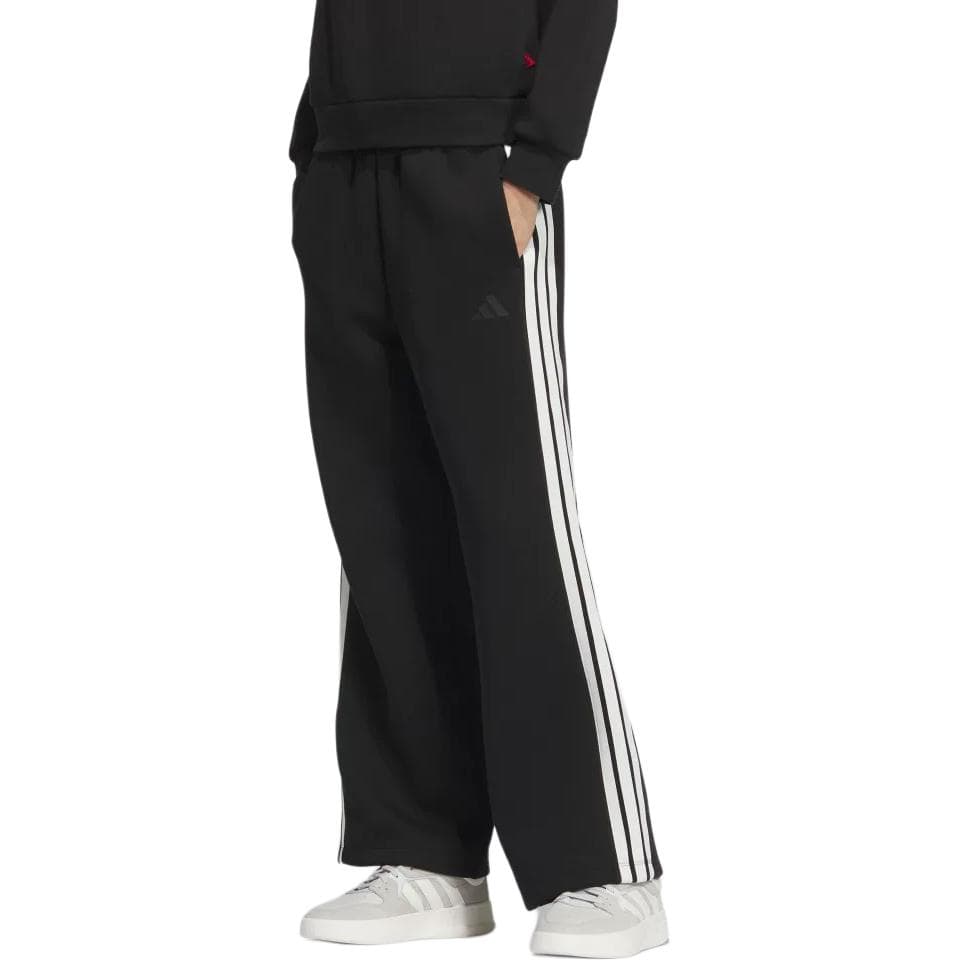 Штаны Adidas AW24 Спортивные трикотажные брюки Женские Черные - изображение 3
