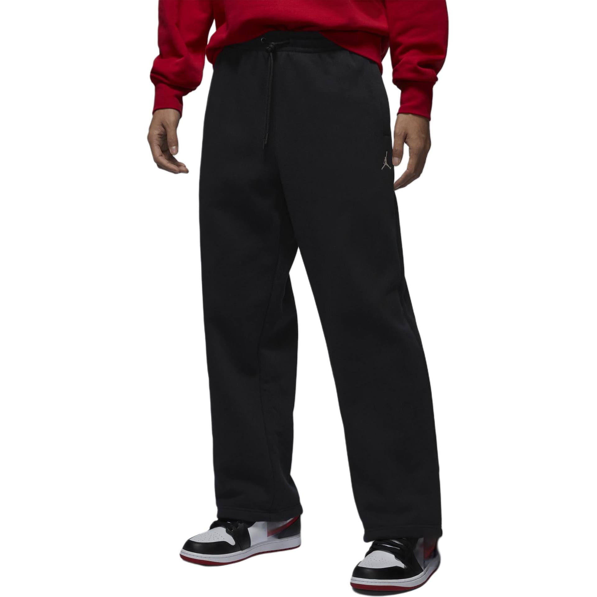 Штаны Jordan Brooklyn Fleece Oversize (Оверсайз) Мода Удобный Универсальный С флисовой подкладкой Прямой крой - изображение 3
