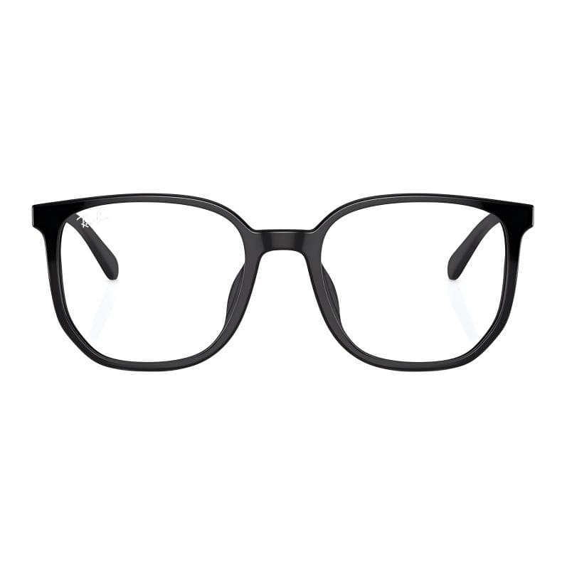 Оправа RayBan Ацетатные квадратные оправы для очков унисекс черные - изображение 2