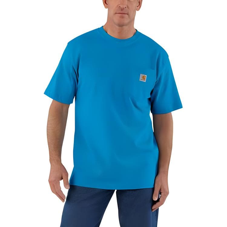 Футболка Carhartt K87 LOOSE FIT HEAVYWEIGHT SHORT-SLEEVE POCKET T-SHIRT LogoT - изображение 2