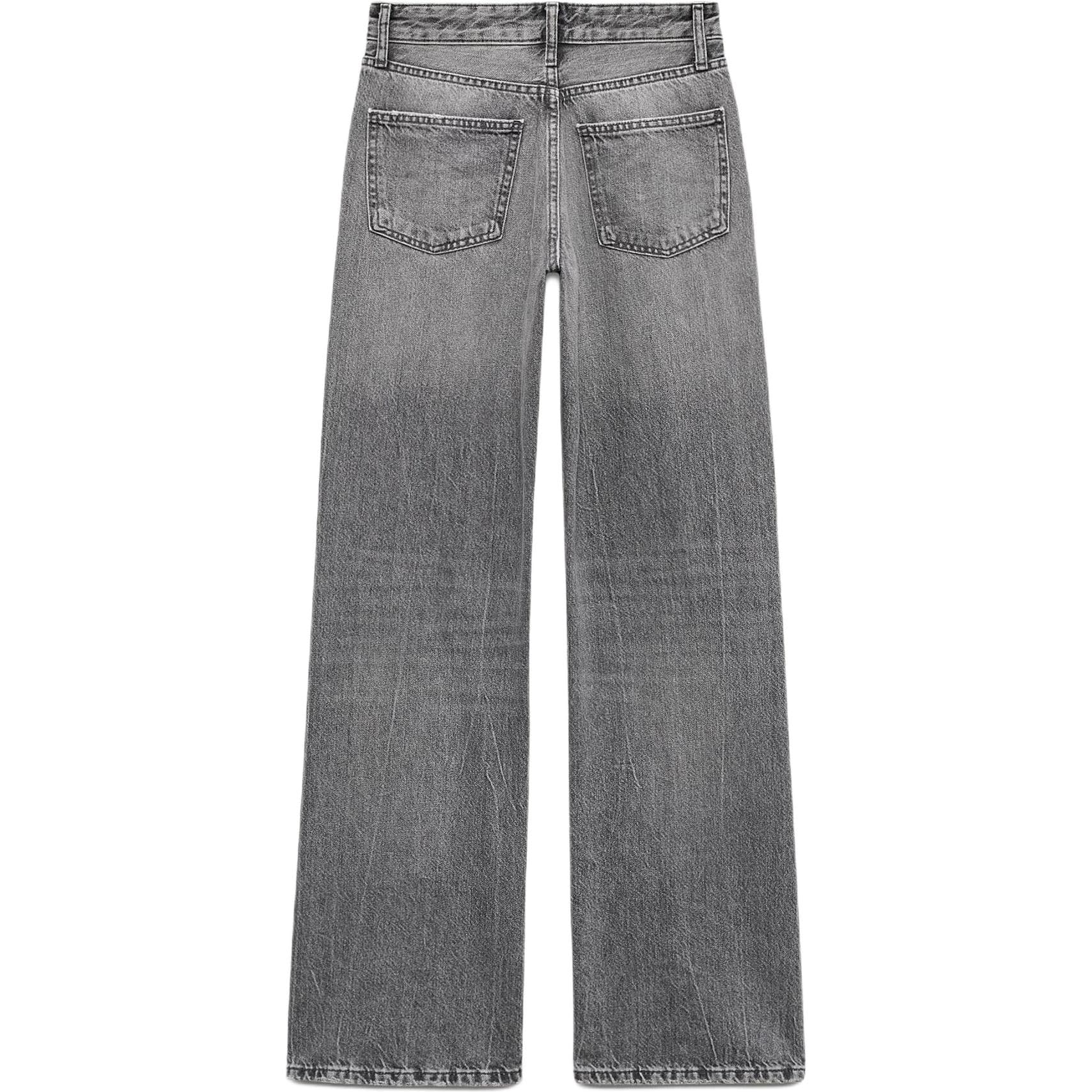Джинсы ZARA Trf Серые Женские Джинсы - изображение 2