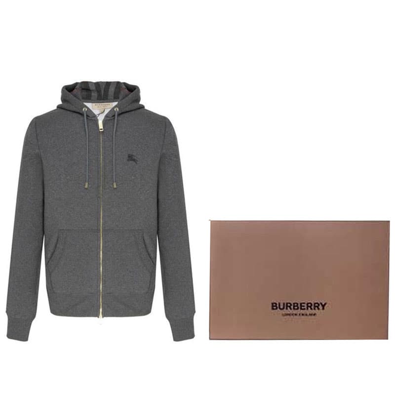 Худи Burberry Logo Zip Hoodie - изображение 5