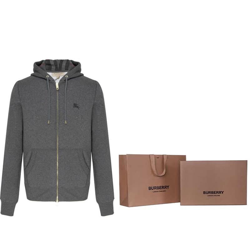 Худи Burberry Logo Zip Hoodie - изображение 6