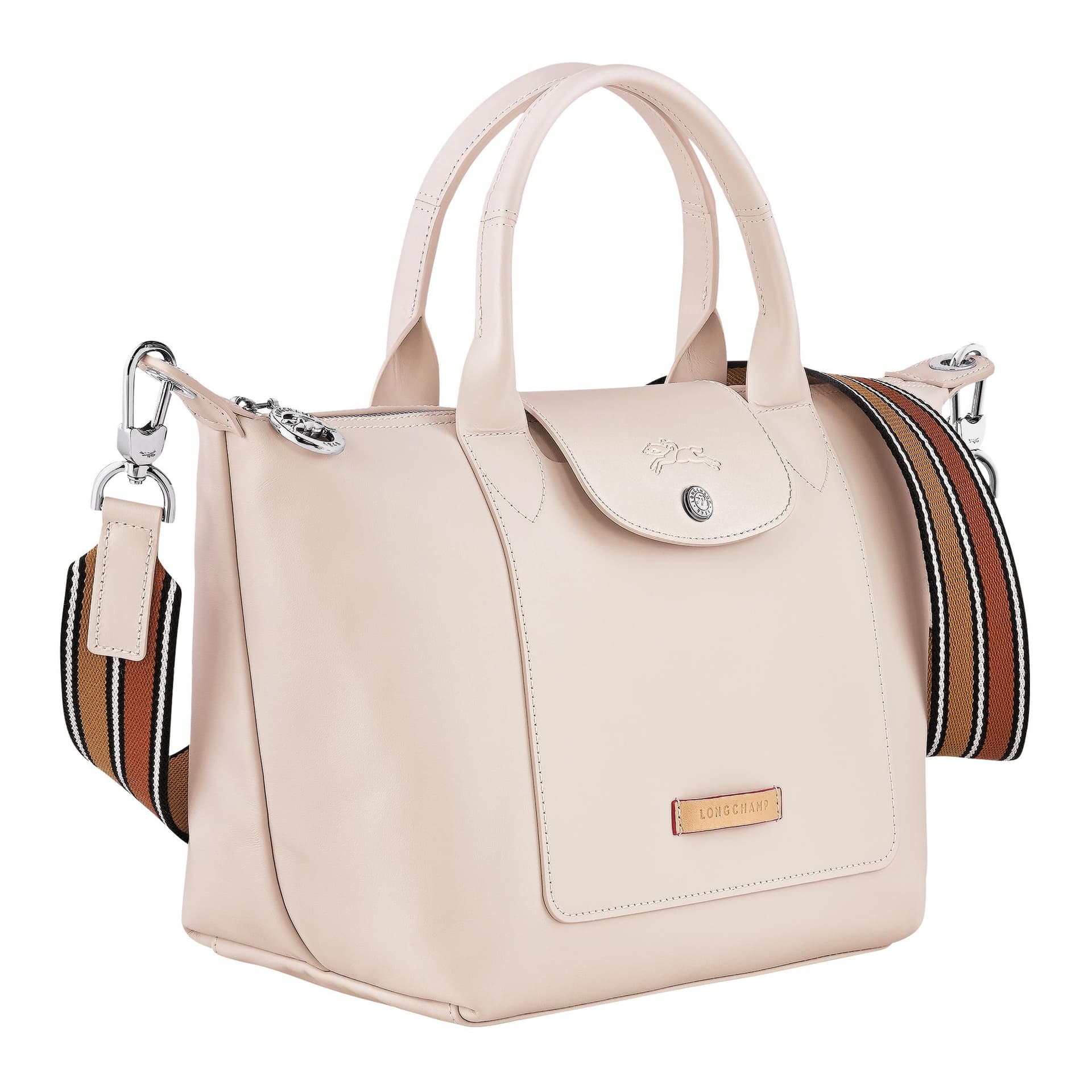 Сумка LONGCHAMP Le Pliage Xtra Корова Кожа Пельмени Сумка Сумка через плечо Сумка Маленькая Женская Экрю - изображение 2