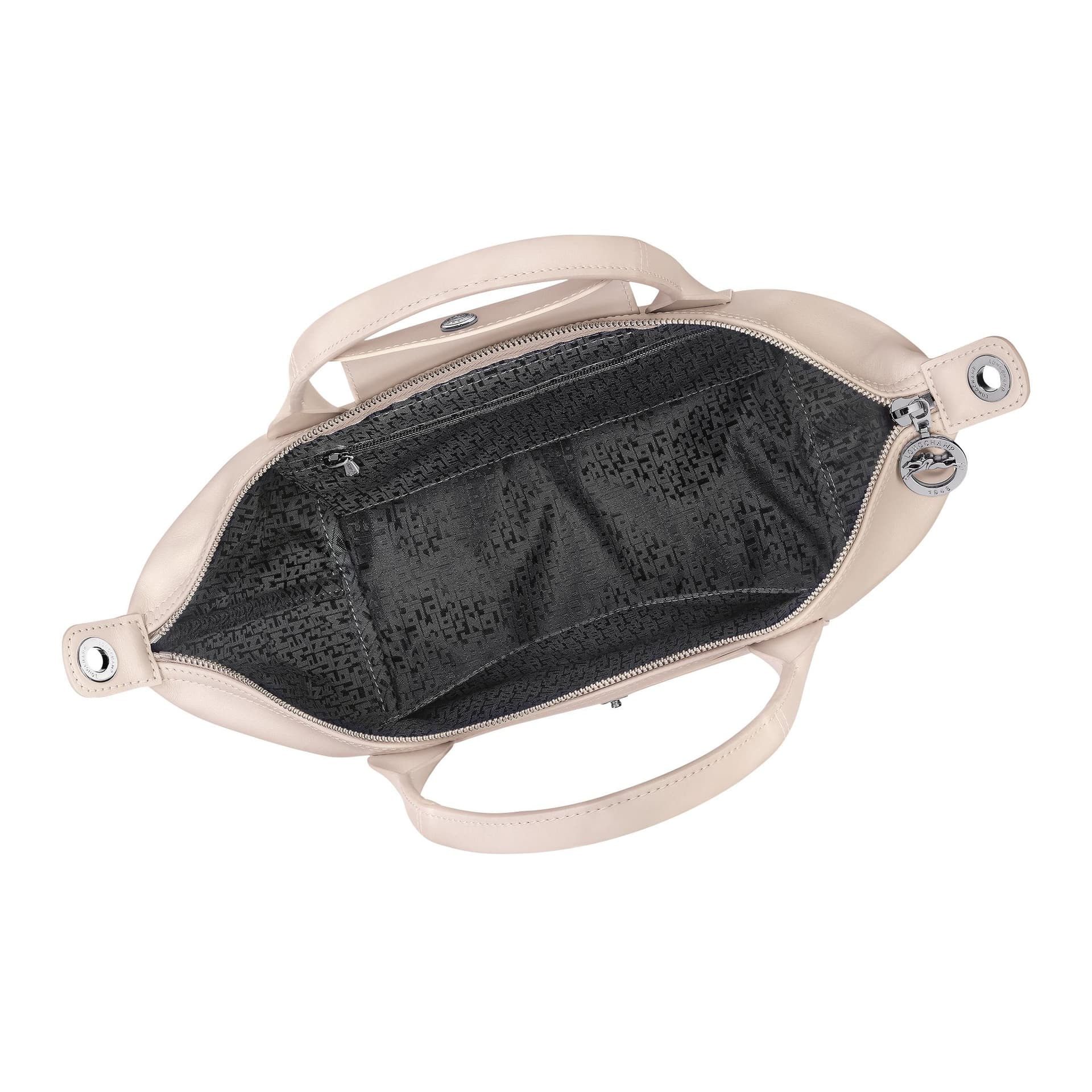 Сумка LONGCHAMP Le Pliage Xtra Корова Кожа Пельмени Сумка Сумка через плечо Сумка Маленькая Женская Экрю - изображение 4