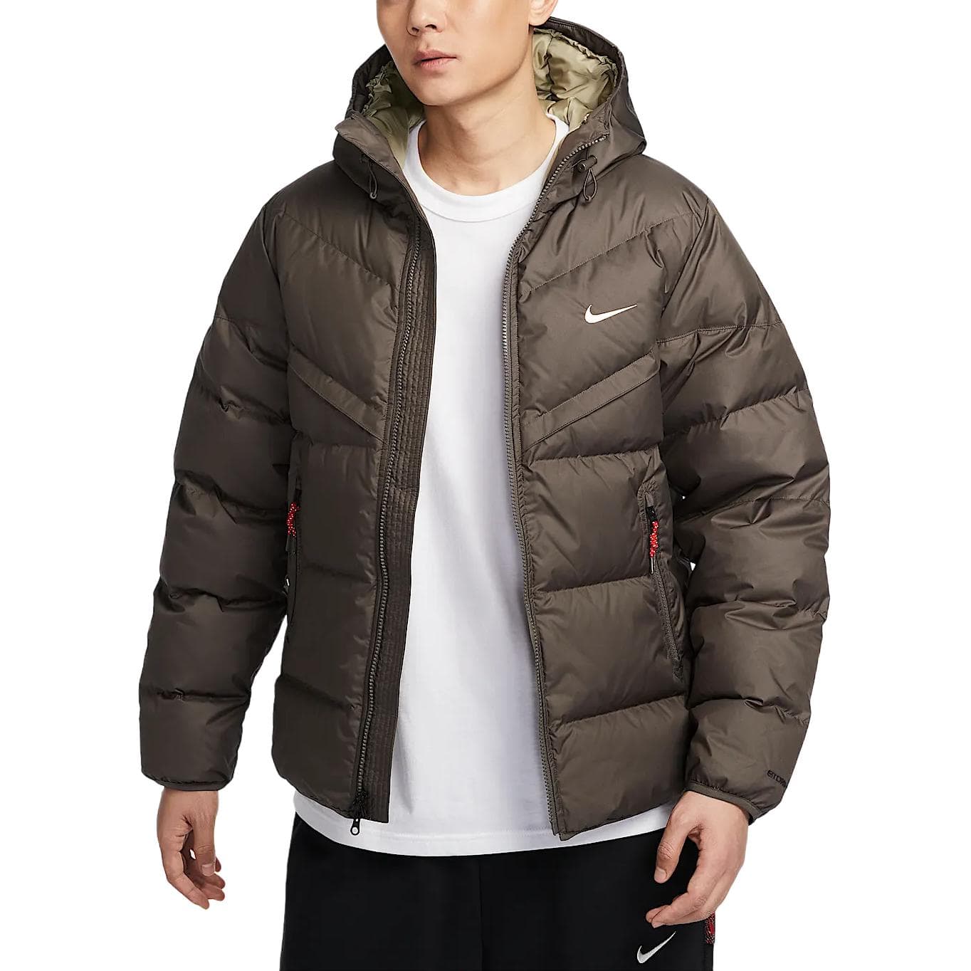 Зимняя куртка Nike Storm FIT Men's Gray Rustic Down Jacket - изображение 3
