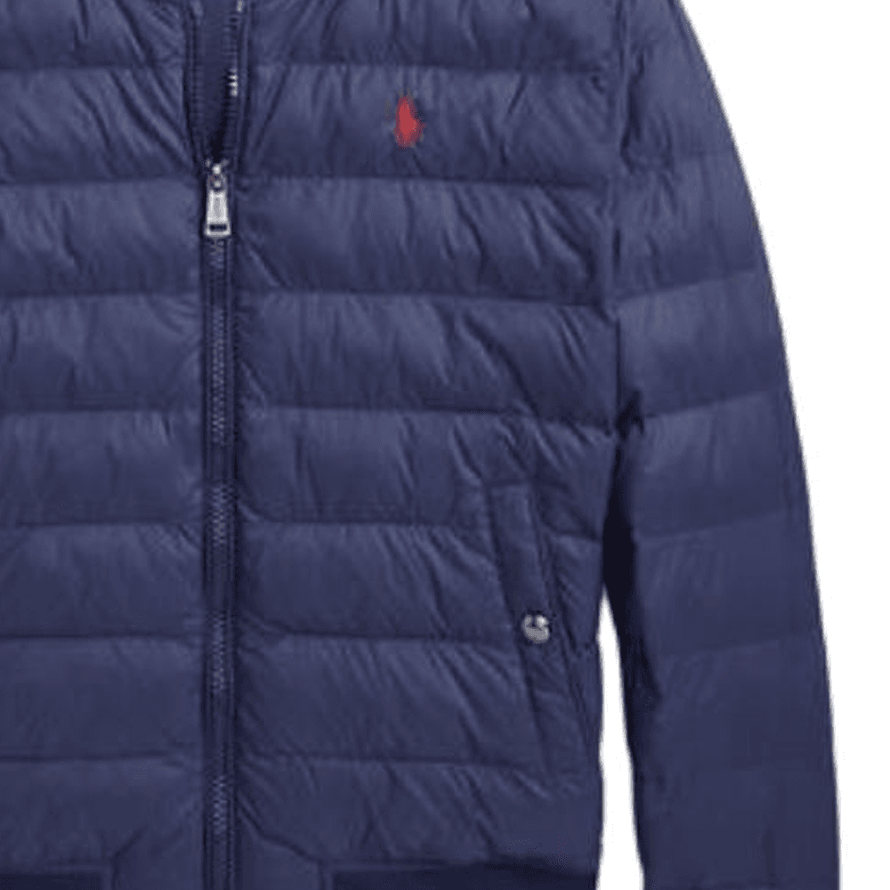 Polo Ralph Lauren Хлопковый пуховик Морской синий Детский - изображение 4