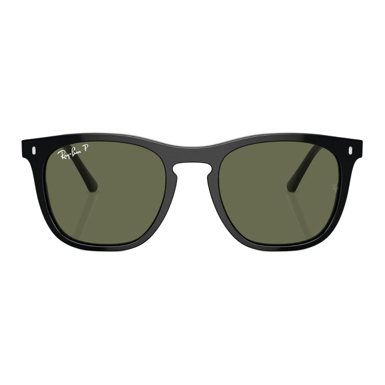 Солнцезащитные очки RayBan Ацетатные Квадратные Солнцезащитные Очки Унисекс Черные - изображение 2