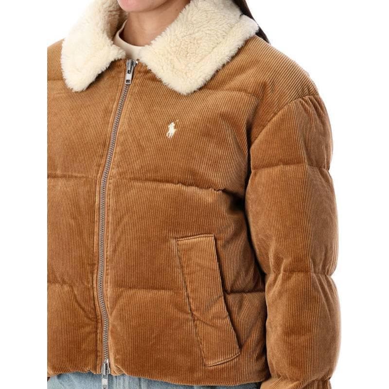 Пуховик Polo Ralph Lauren Пуховик Женские Верблюжий цвет - изображение 5