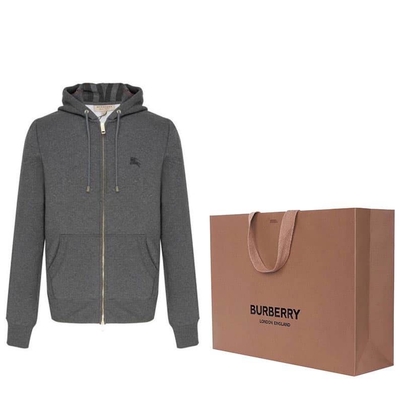 Худи Burberry Logo Zip Hoodie - изображение 4