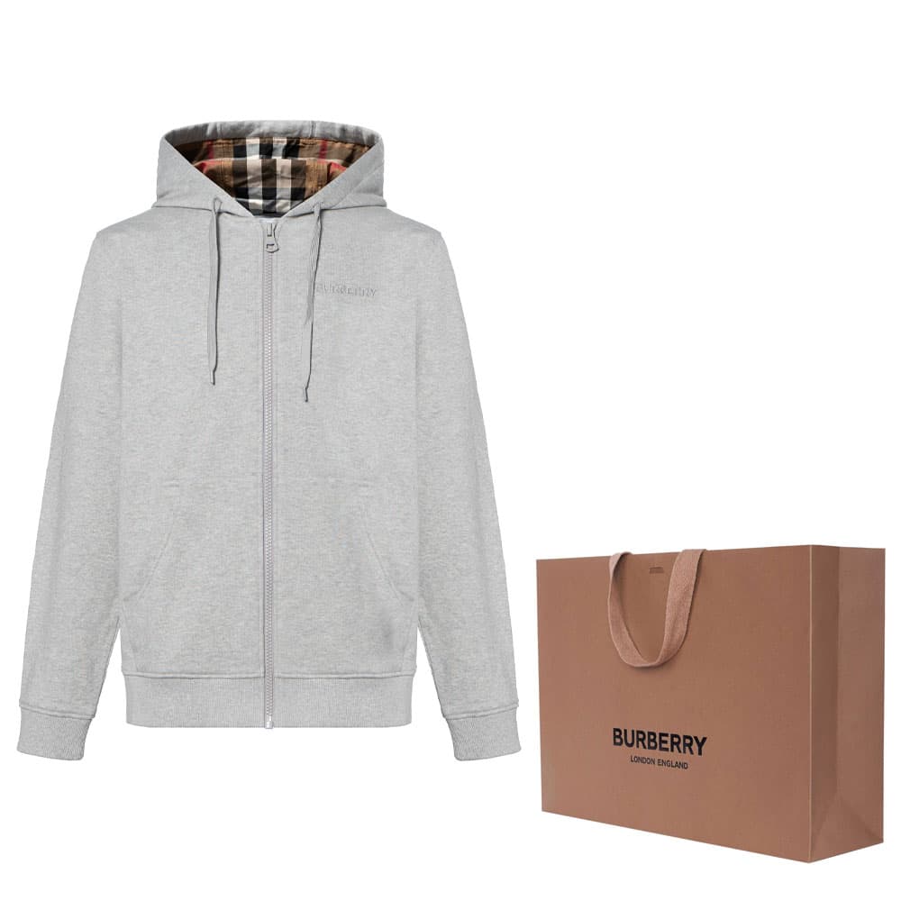 Худи Burberry Hoodie Grey - изображение 3