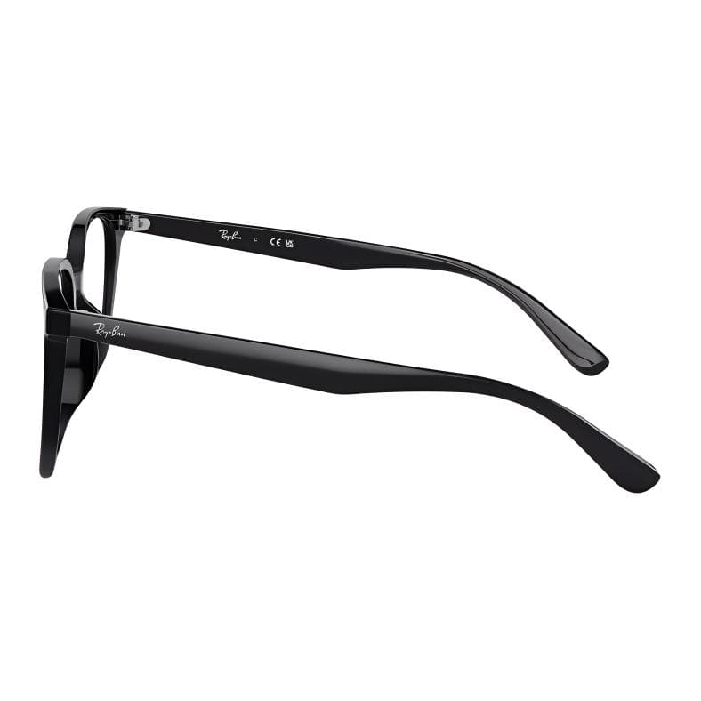 Оправа RayBan Ацетатные квадратные оправы для очков унисекс черные - изображение 3
