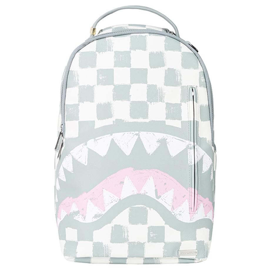 Рюкзак SPRAYGROUND ПВХ (поливинилхлорид) Рюкзак Стандартный (Standard) Унисекс Серый Белый - изображение 1