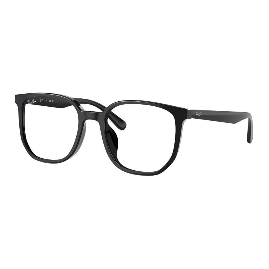 Оправа RayBan Ацетатные квадратные оправы для очков унисекс черные - изображение 1