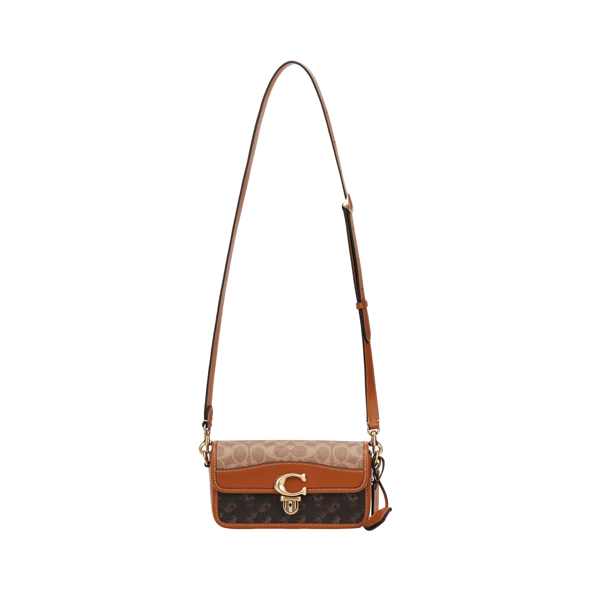Мини-сумка COACH Studio Baguette 20 Brown - изображение 2