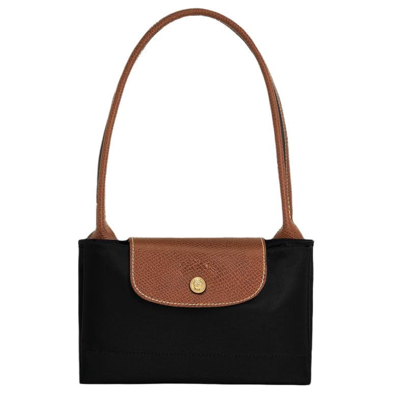 Мини-сумка LONGCHAMP Полиамид Сумка-тоут Сумка через плечо Средняя Женская Черная - изображение 5