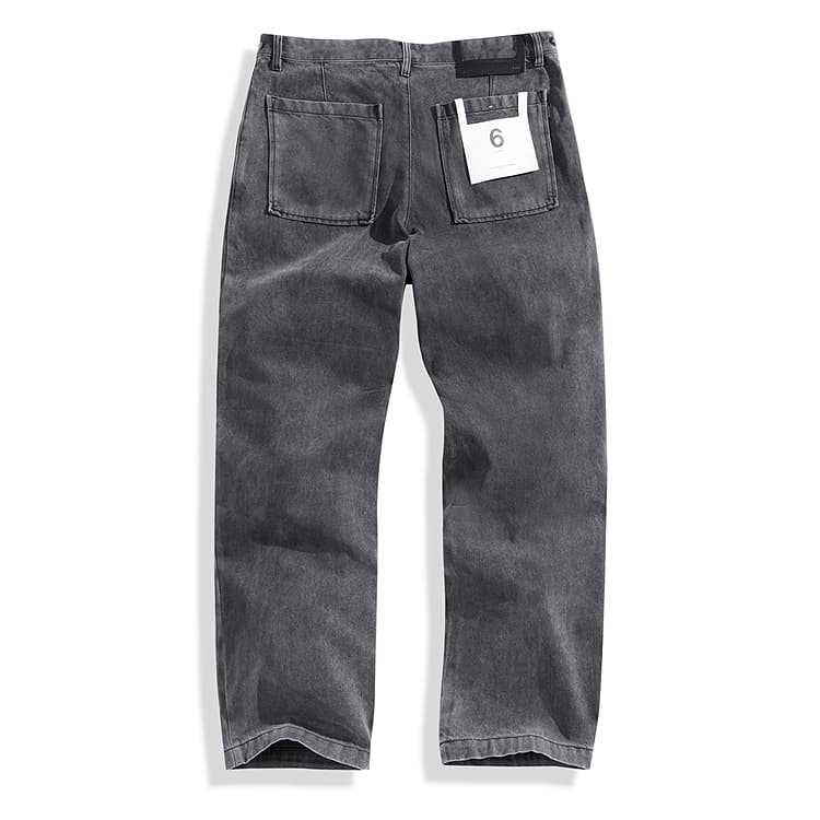 Штаны PEACEBIRD MEN Denim Medium Gray 1 Men's Jeans PEACEBIRD MEN Деним Средний Серый 1 Мужские Джинсы - изображение 2